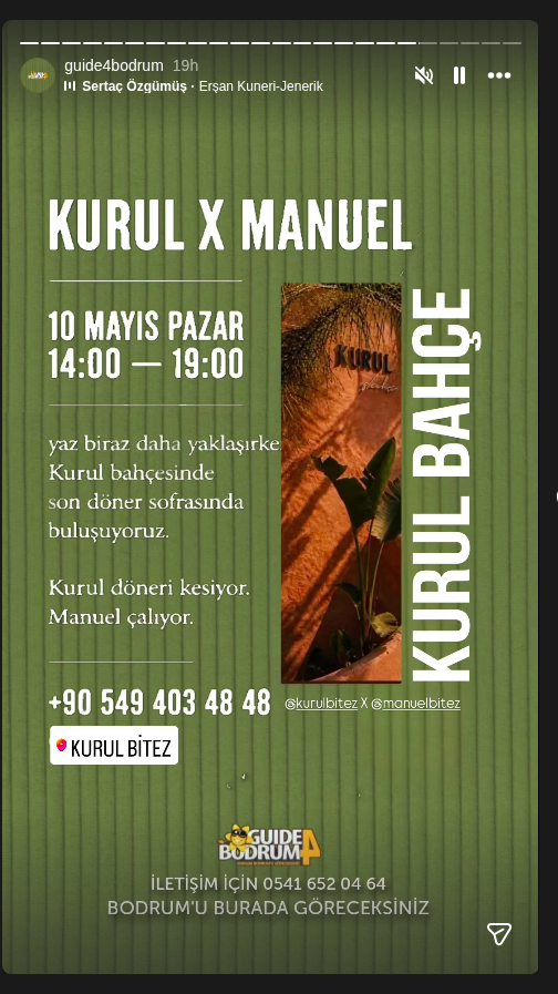 Kurul X Manuel Etkinlik afişi