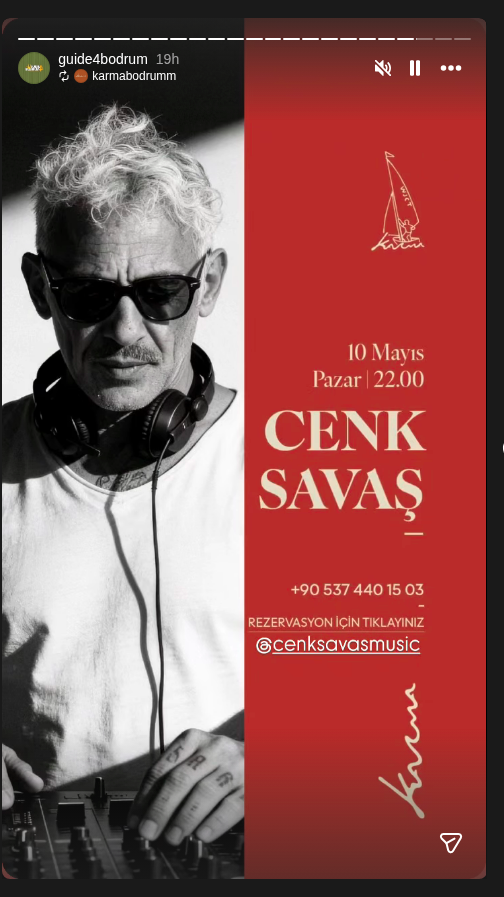 Cenk Savaş Etkinlik afişi