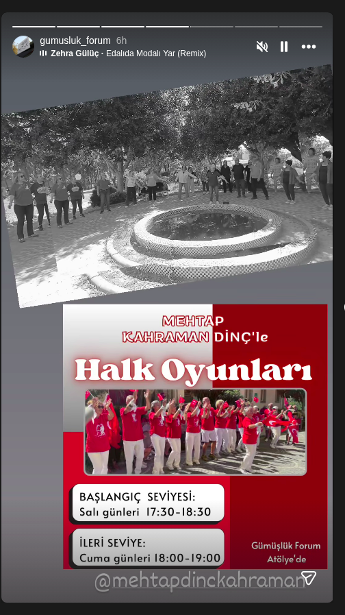 Halk Oyunları — Mehtap Kahraman Dinç Etkinlik afişi