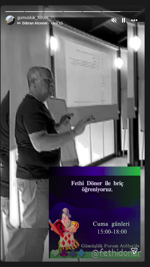 Briç Atölyesi — Fethi Döner Etkinlik afişi