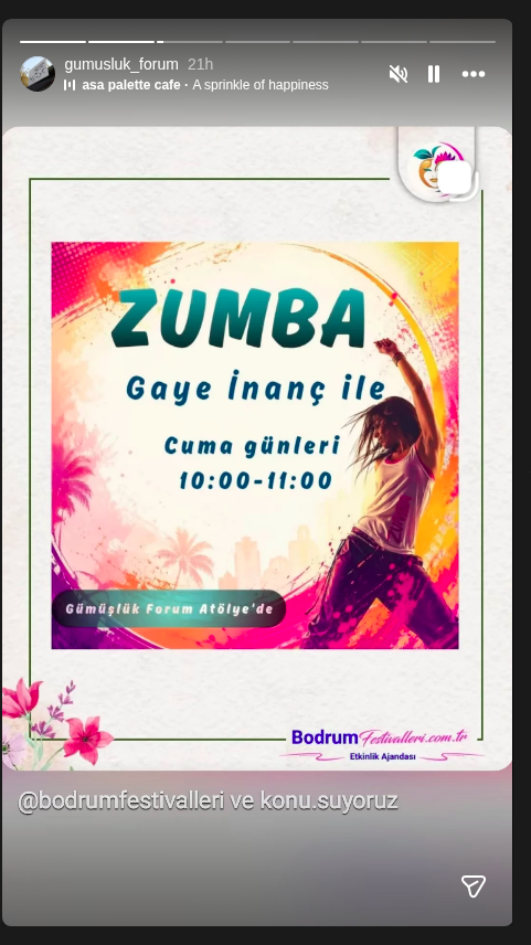 Gaye İnanç - Zumba Etkinlik afişi