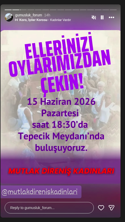 Ellerinizi Oylarımızdan Çekin — Tepecik Meydanı Buluşması Etkinlik afişi
