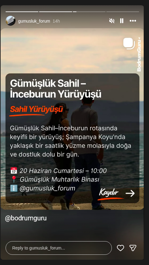 İnceburun Yürüyüşü Etkinlik afişi