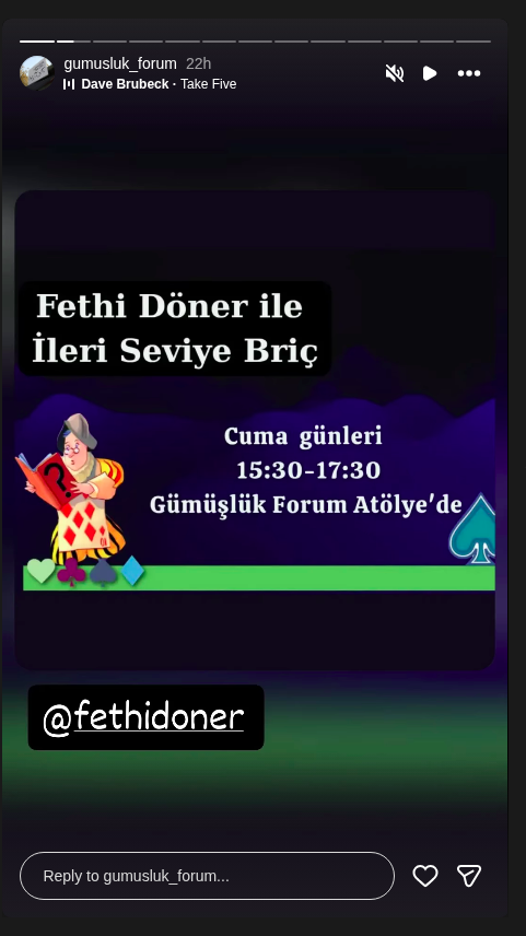 Advanced Bridge (with Fethi Döner)