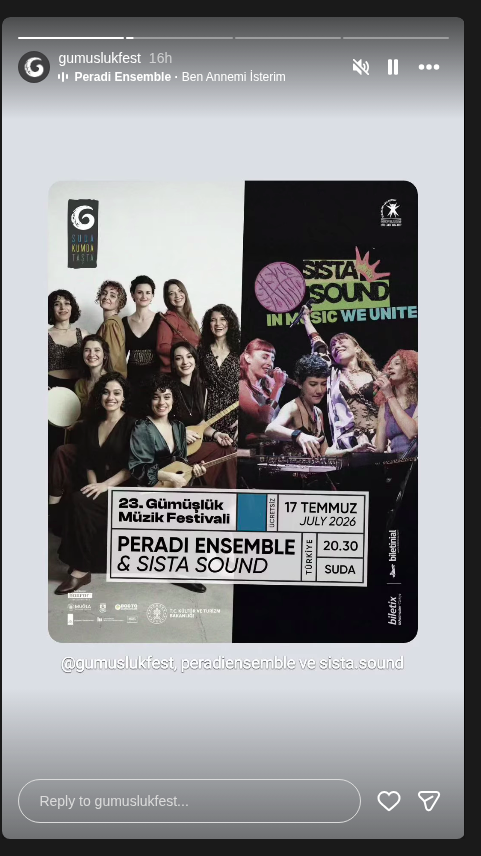 Peradi Ensemble & Sista Sound — Gümüşlük Müzik Festivali