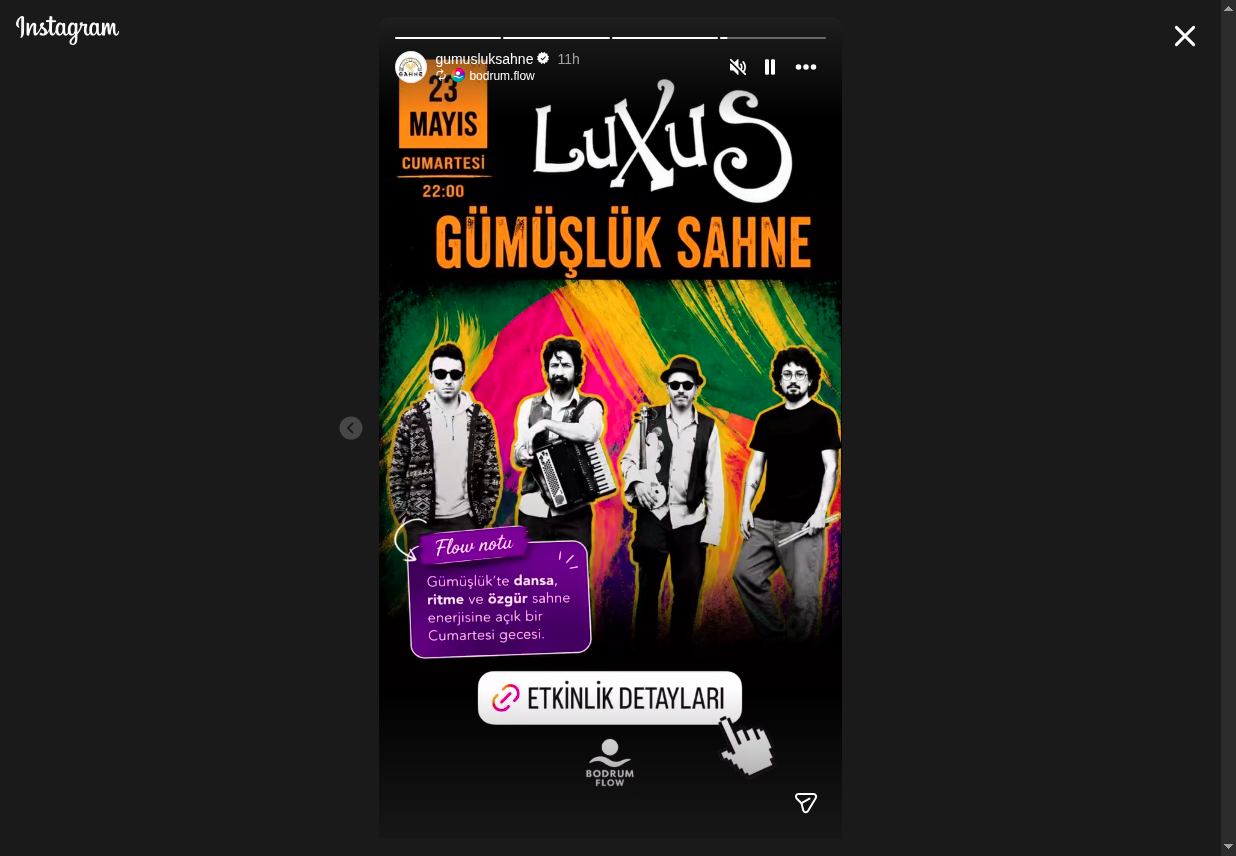 Luxus — Gümüşlüksahne Etkinlik afişi