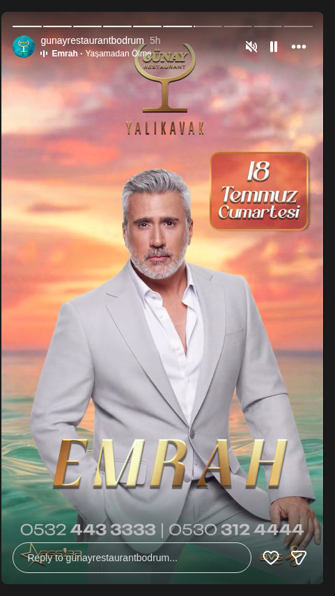 Emrah Günay - Canlı Performans Etkinlik afişi