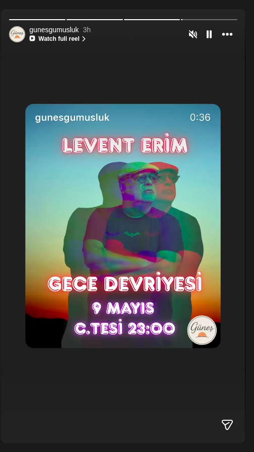 Levent Erim - Gece Devriyesi Etkinlik afişi