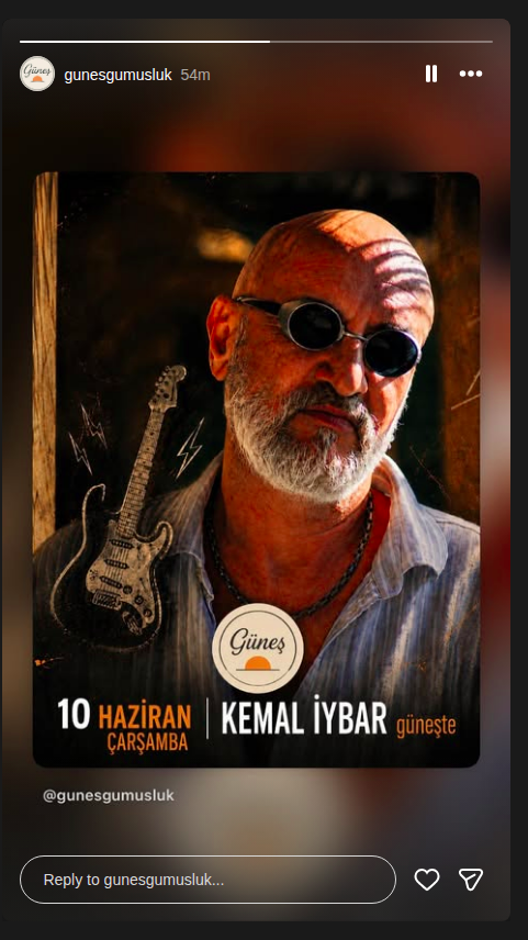 Kemal İybar Etkinlik afişi