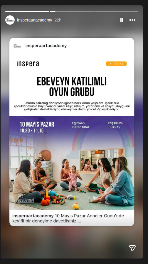 Ebeveyn Katılımlı Oyun Grubu — Ceren Ural Etkinlik afişi