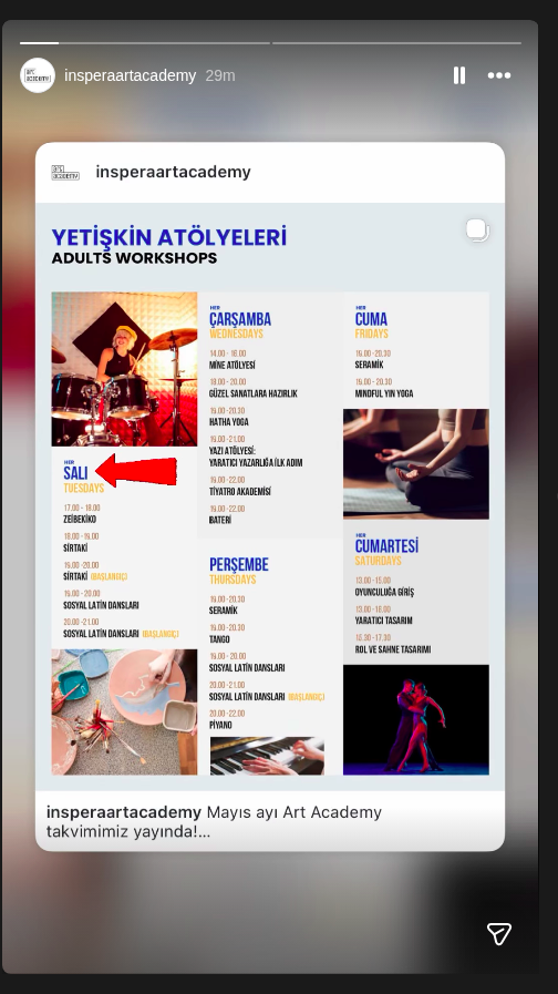 Yetişkin Atölyeleri - Mayıs Programı Etkinlik afişi