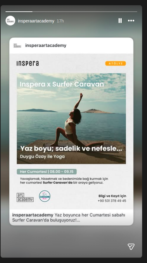 Duygu Özay — Mindful Yin & Yang Yoga Event poster