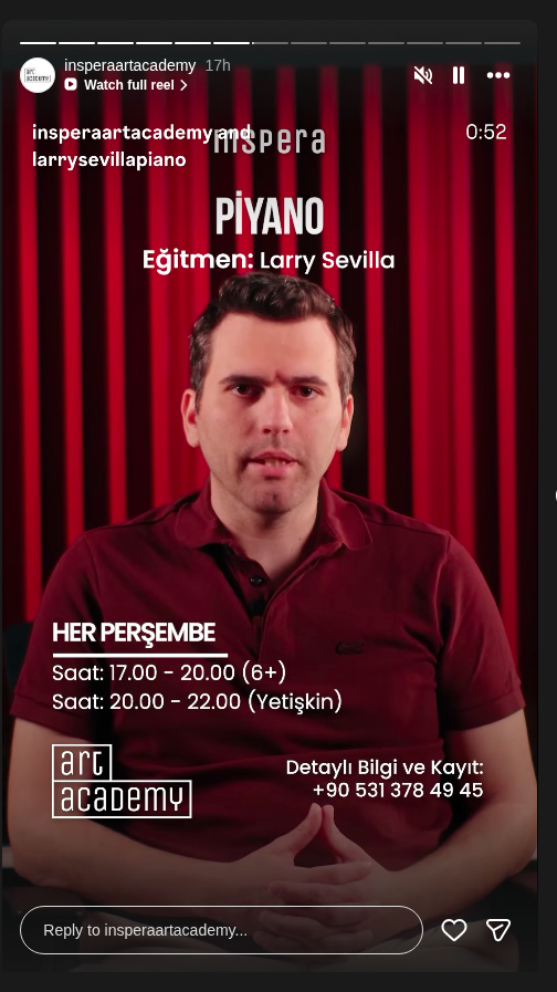 Larry Sevilla - Piyano Atölyesi