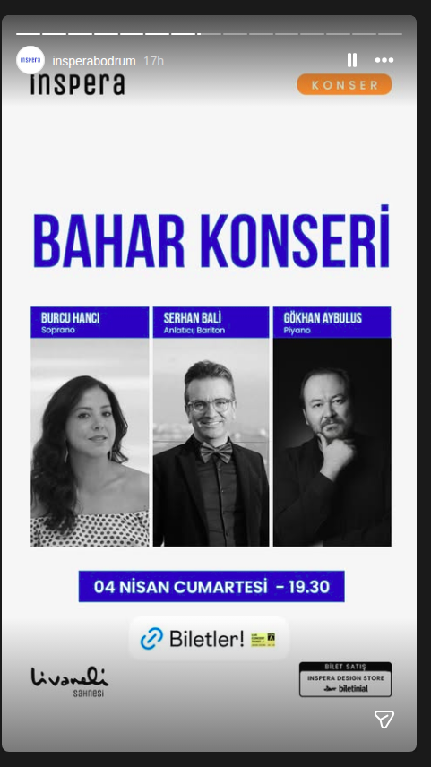 Burcu Hancı – Bahar Konseri Etkinlik afişi