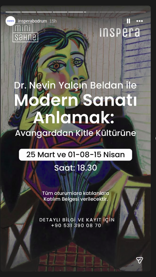 Dr. Nevin Yalçın Beldan ile Sanat Tarihi Programları Etkinlik afişi