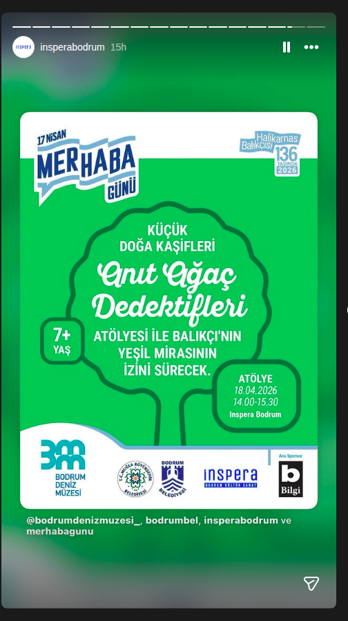 Anıt Ağaç Dedektifleri Atölyesi Etkinlik afişi