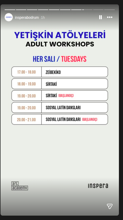 Sosyal Latin Dansları Etkinlik afişi