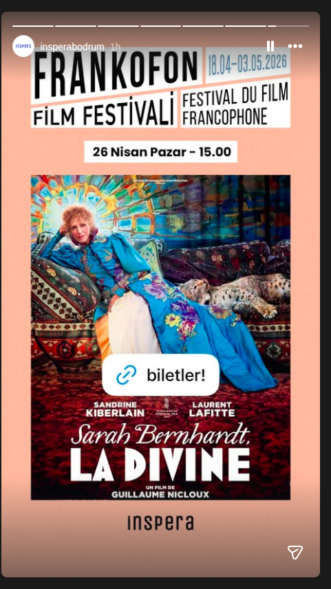 Sarah Bernhardt: La Divine (Film Gösterimi) Etkinlik afişi