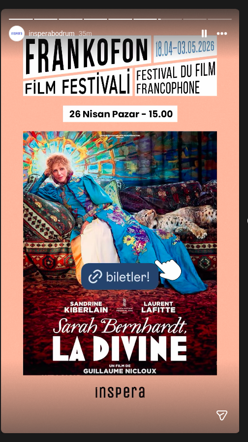 Sarah Bernhardt: La Divine (Film Gösterimi) Etkinlik afişi