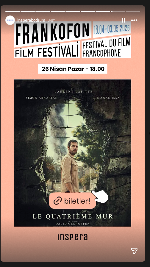 Le Quatrième Mur — Film Gösterimi Etkinlik afişi