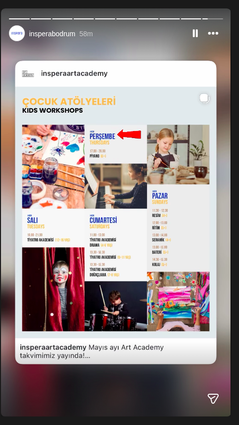 Art Academy Çocuk Atölyesi Etkinlik afişi