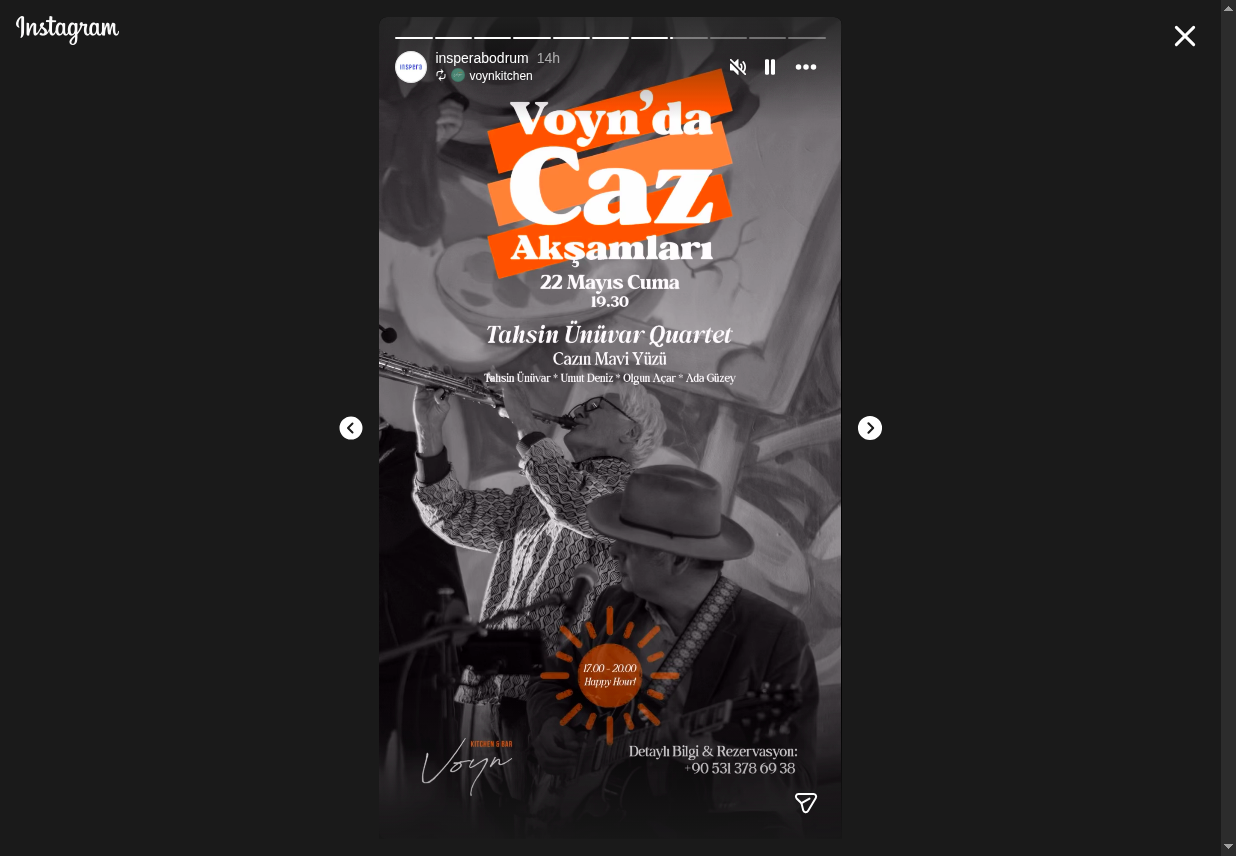 Tahsin Ünüvar Quartet — Cazın Mavi Yüzü Etkinlik afişi