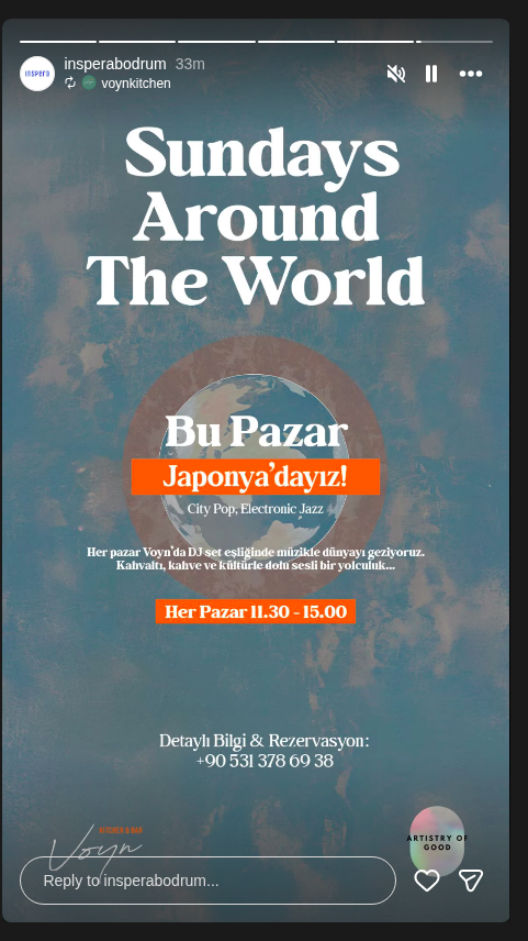 Sundays Around The World — Japonya Günü Etkinlik afişi