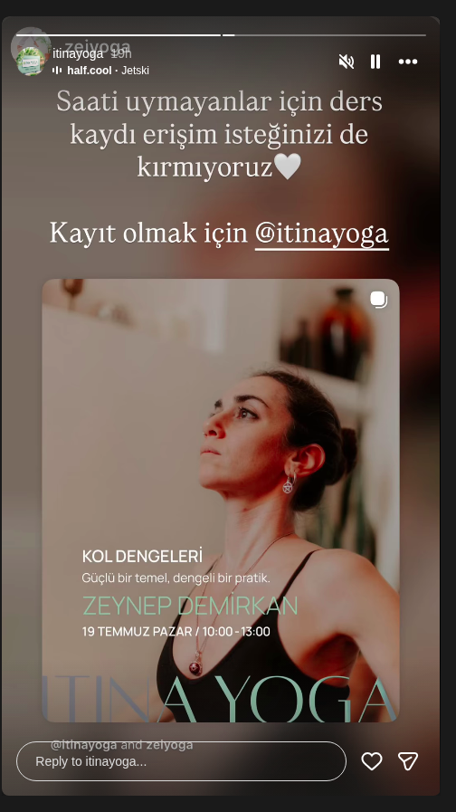 Kol Dengeleri — Zeynep Demirkan Etkinlik afişi