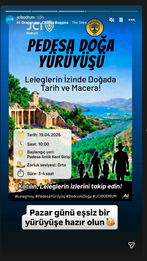 Pedesa Doğa Yürüyüşü Etkinlik afişi