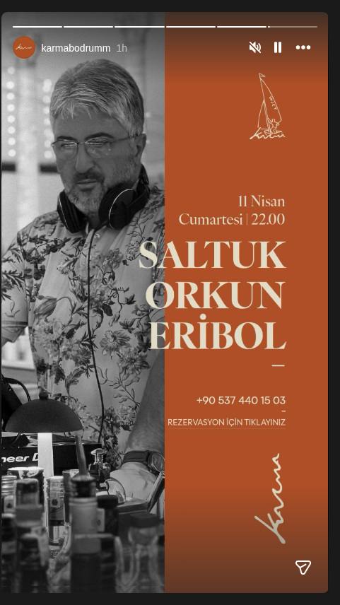 Saltuk Orkun Eribol — DJ Set Event-Poster