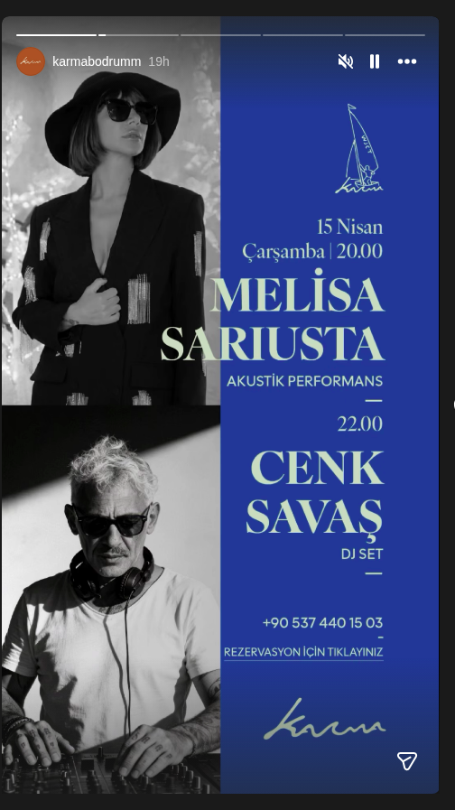 Melisa Sarıusta — Akustik Performans Etkinlik afişi
