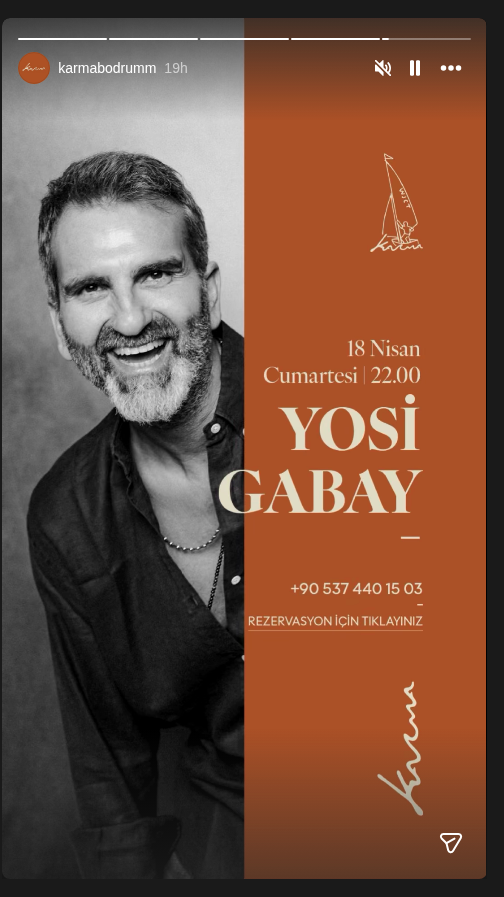 Yosi Gabay Event-Poster
