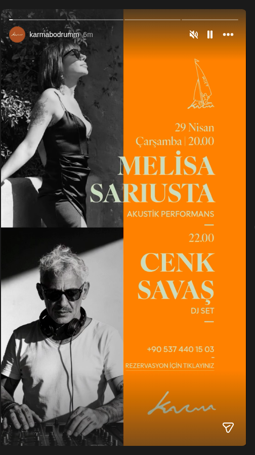 Melisa Sarıusta — Akustik Performans Etkinlik afişi