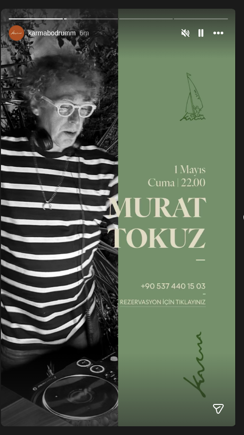 Murat Tokuz DJ Set Etkinlik afişi