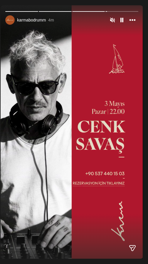 Cenk Savaş — DJ Set Etkinlik afişi