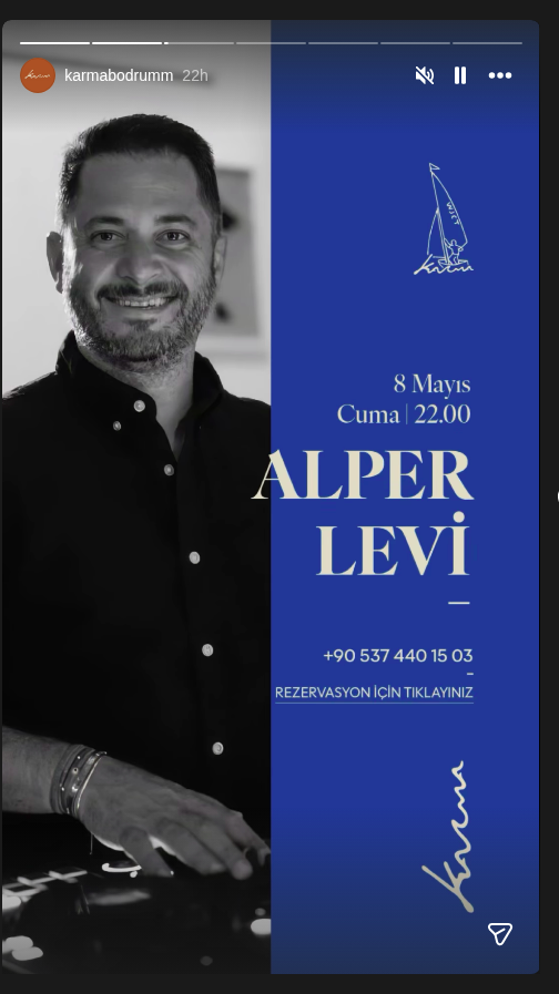 Alper Levi Etkinlik afişi