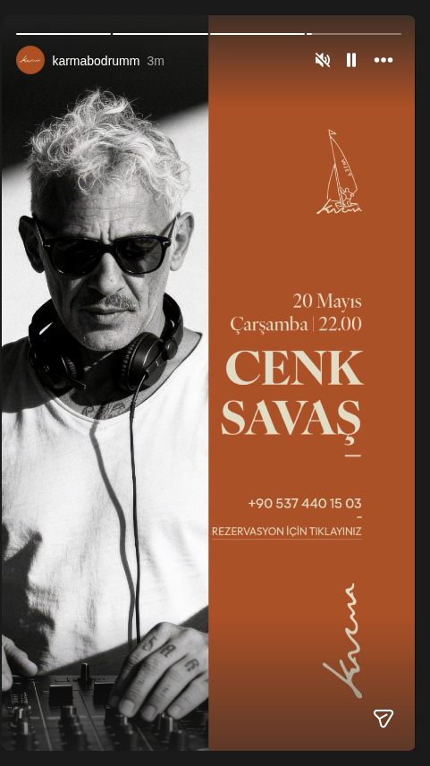 Cenk Savaş - DJ Set Etkinlik afişi
