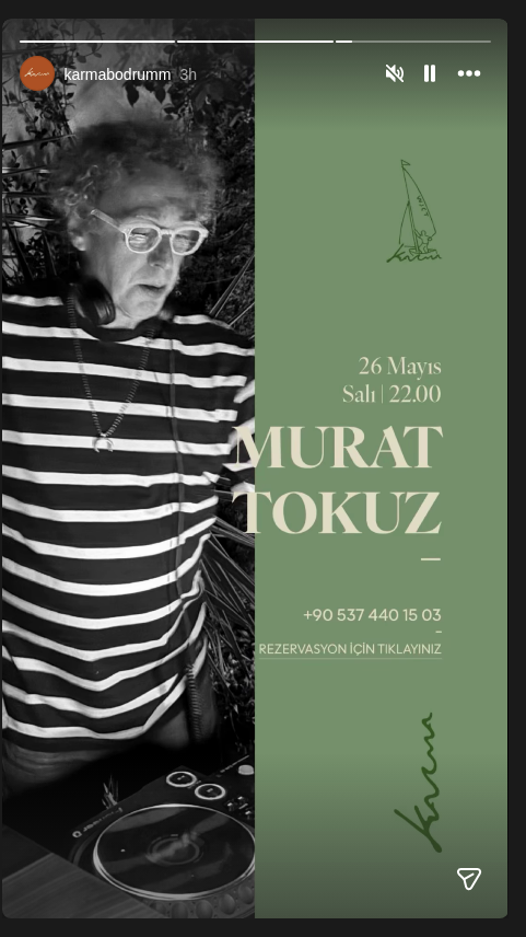 Murat Tokuz DJ Set Etkinlik afişi