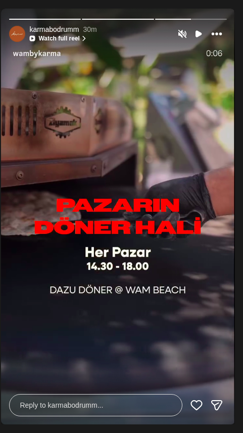 Sunday's Döner Market — Dazu Döner
