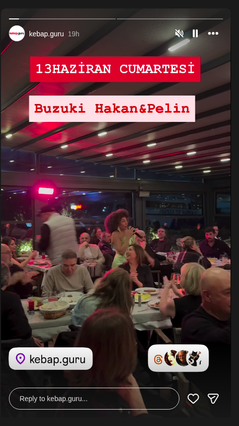 Hakan & Pelin — Buzuki Etkinlik afişi