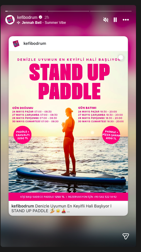 Stand Up Paddle — Gün Doğumu Etkinlik afişi