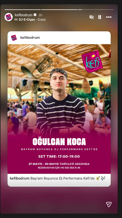 Oğulcan Koca - DJ Performans Etkinlik afişi
