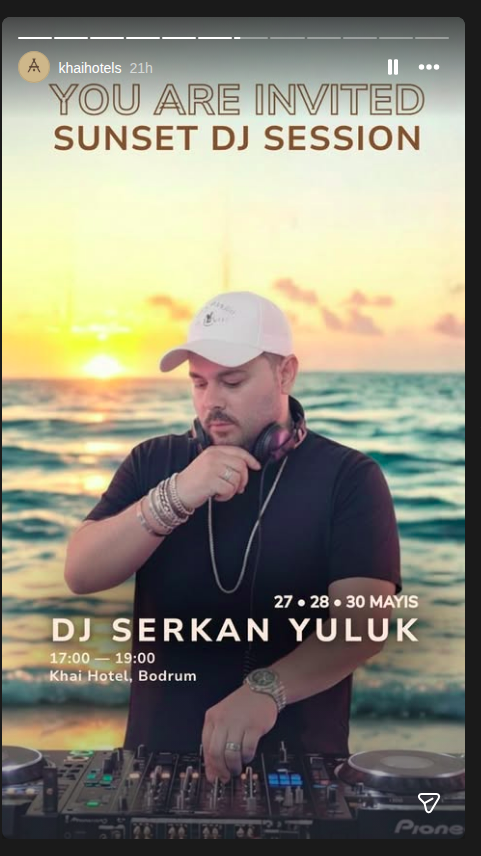 DJ Serkan Yuluk — Sunset DJ Session Etkinlik afişi