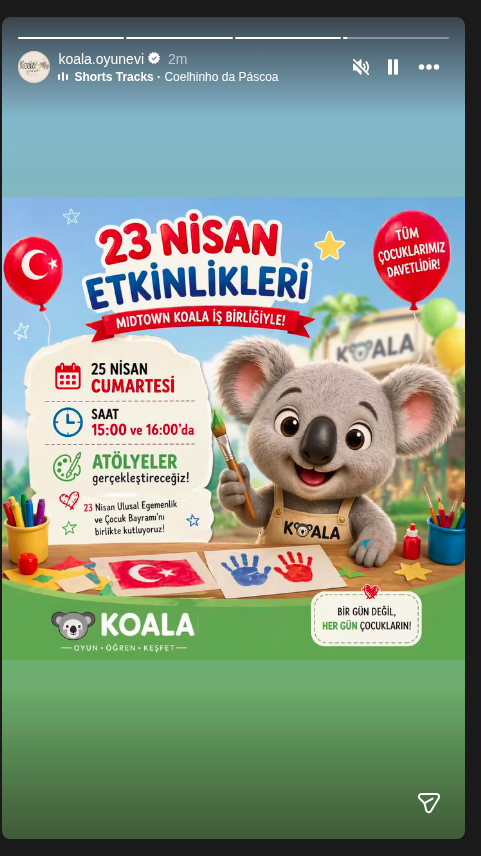 Çocuk Atölyesi Etkinlik afişi