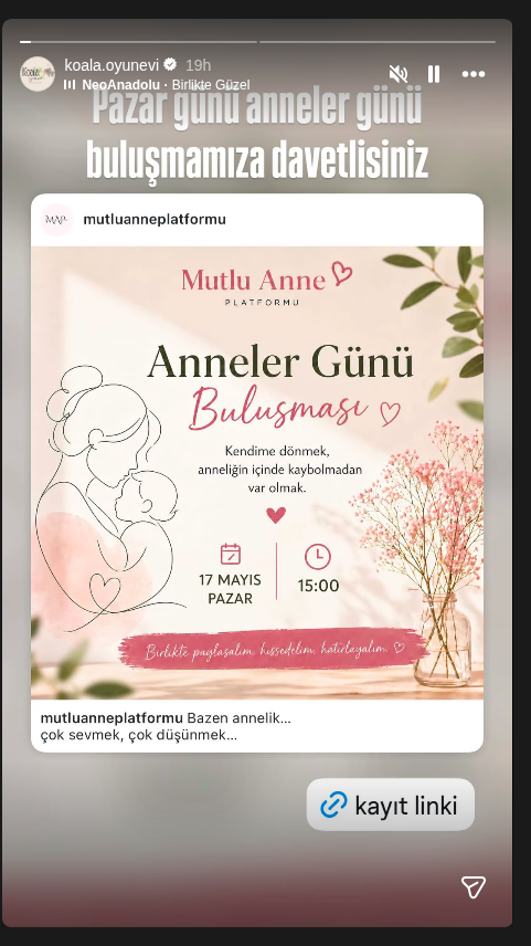 Anneler Günü Buluşması Etkinlik afişi
