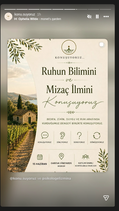 Ruhun Bilimini ve Mizaç İlmini Konuşuyoruz Etkinlik afişi
