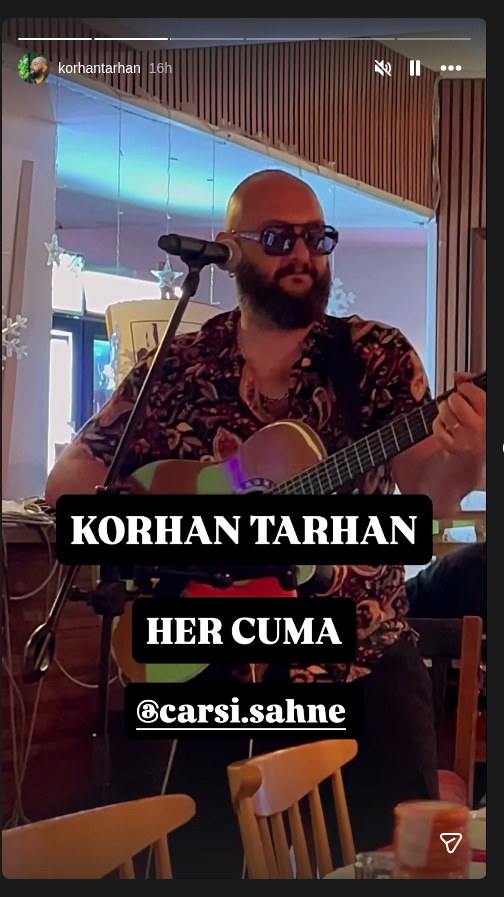Korhan Tarhan - Her Cuma Etkinlik afişi