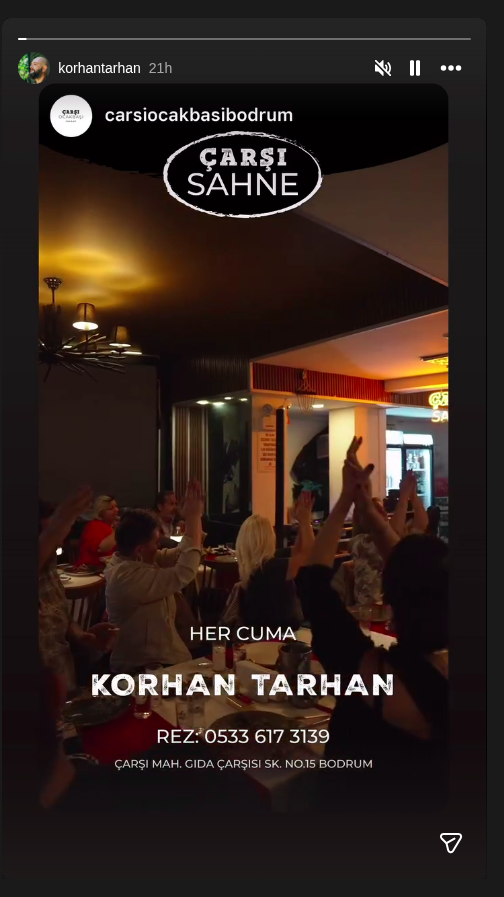 Korhan Tarhan Etkinlik afişi