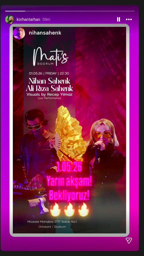 Nihan Şahenk — Canlı Performans Etkinlik afişi