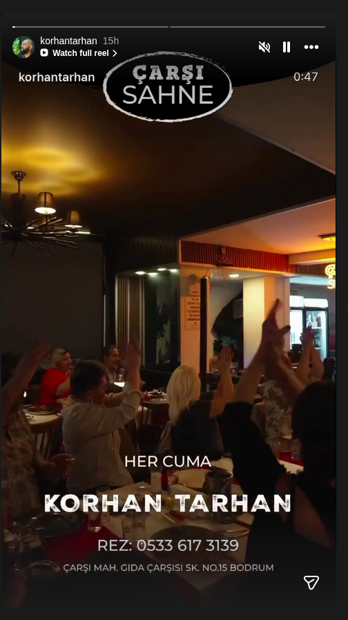 Korhan Tarhan - Canlı Müzik Etkinlik afişi